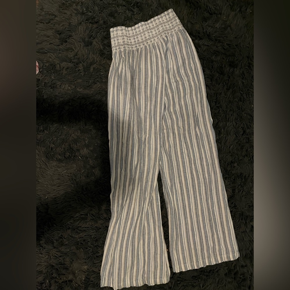LG striped flare pants